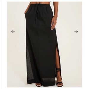 Something Navy Maxi Skirt